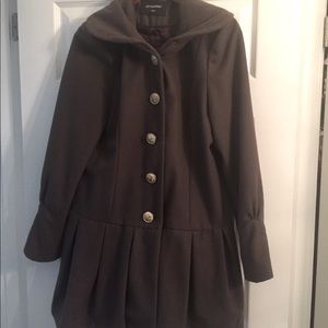 Wool drop waist coat